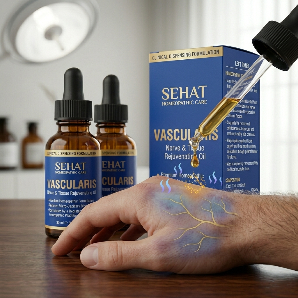 VASCULARIS - Nerve & Tissue Rejuvenating Oil For Enhanced Blood Flow, Nerve Repair & Local Tissue Strength