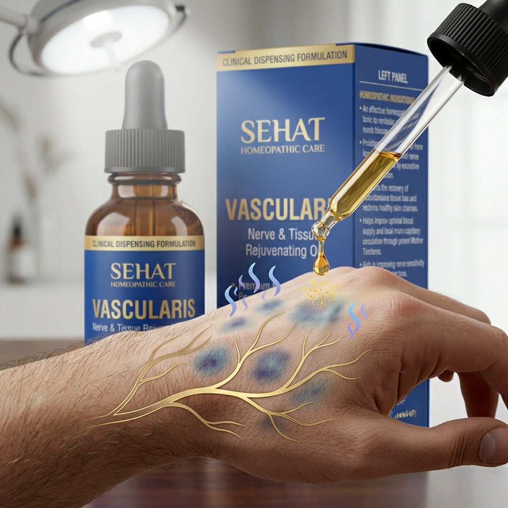 VASCULARIS - Nerve & Tissue Rejuvenating Oil For Enhanced Blood Flow, Nerve Repair & Local Tissue Strength