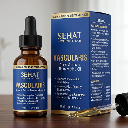 VASCULARIS - Nerve & Tissue Rejuvenating Oil For Enhanced Blood Flow, Nerve Repair & Local Tissue Strength